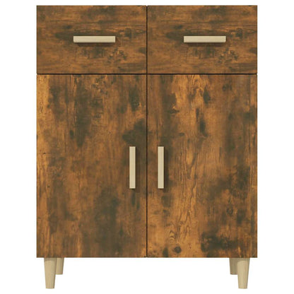 Sideboard Smoked Oak 69,5x34x89 cm Engineered Wood
