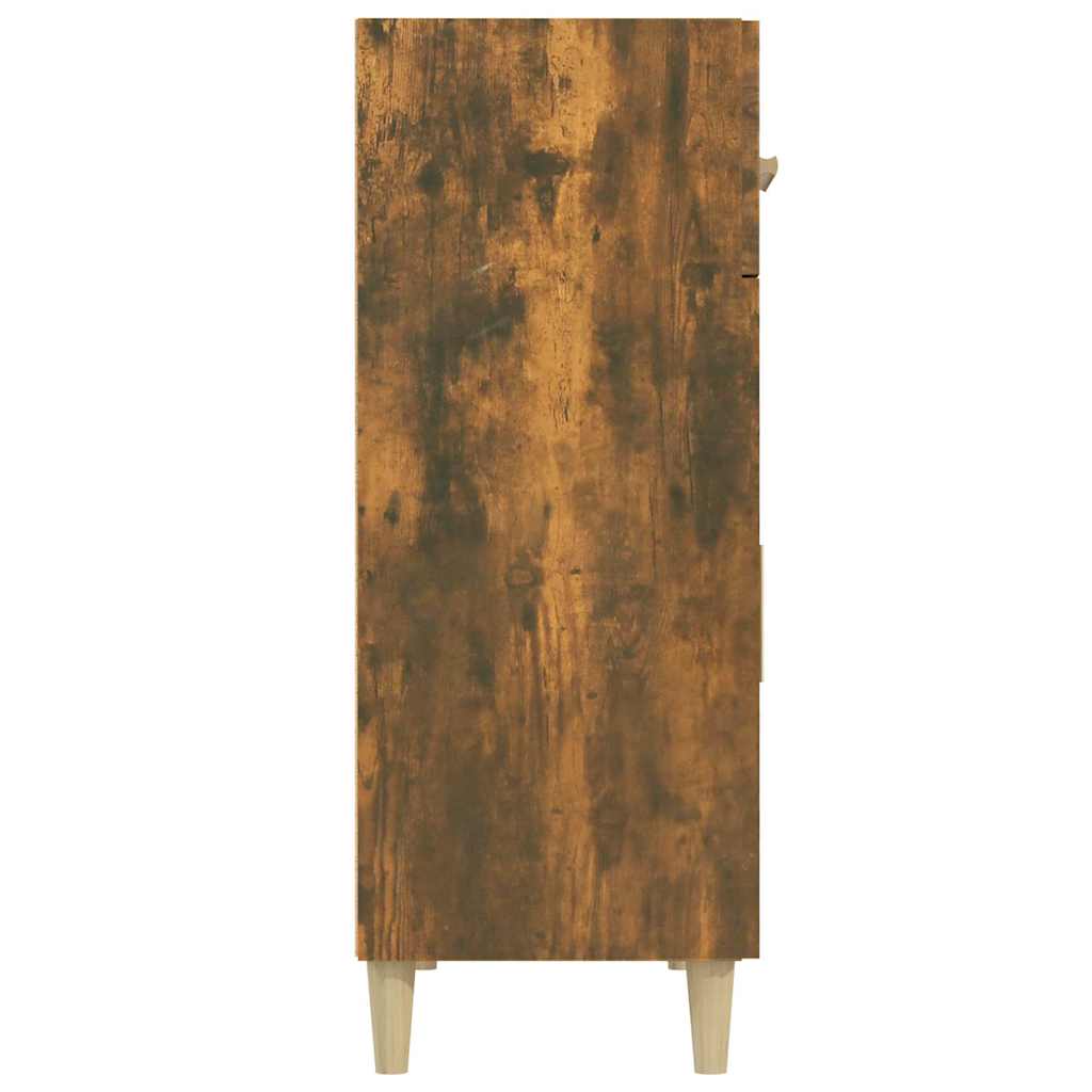 Sideboard Smoked Oak 69,5x34x89 cm Engineered Wood