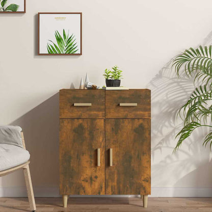 Sideboard Smoked Oak 69,5x34x89 cm Engineered Wood