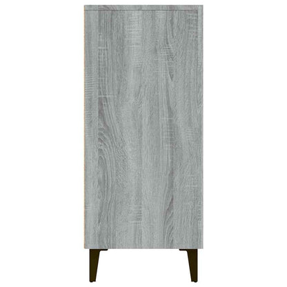 Sideboard Grey Sonoma 90x34x80 cm Engineered Wood