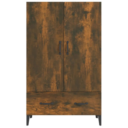 Highboard Smoked Oak 70x31x115 cm Engineered Wood