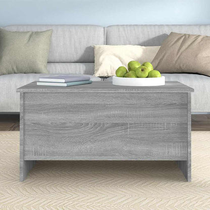 Coffee Table Grey Sonoma 80x55,5x41,5 cm Engineered Wood