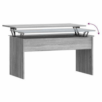 Coffee Table | Grey Sonoma | Engineered Wood | Standard | Sliding Top