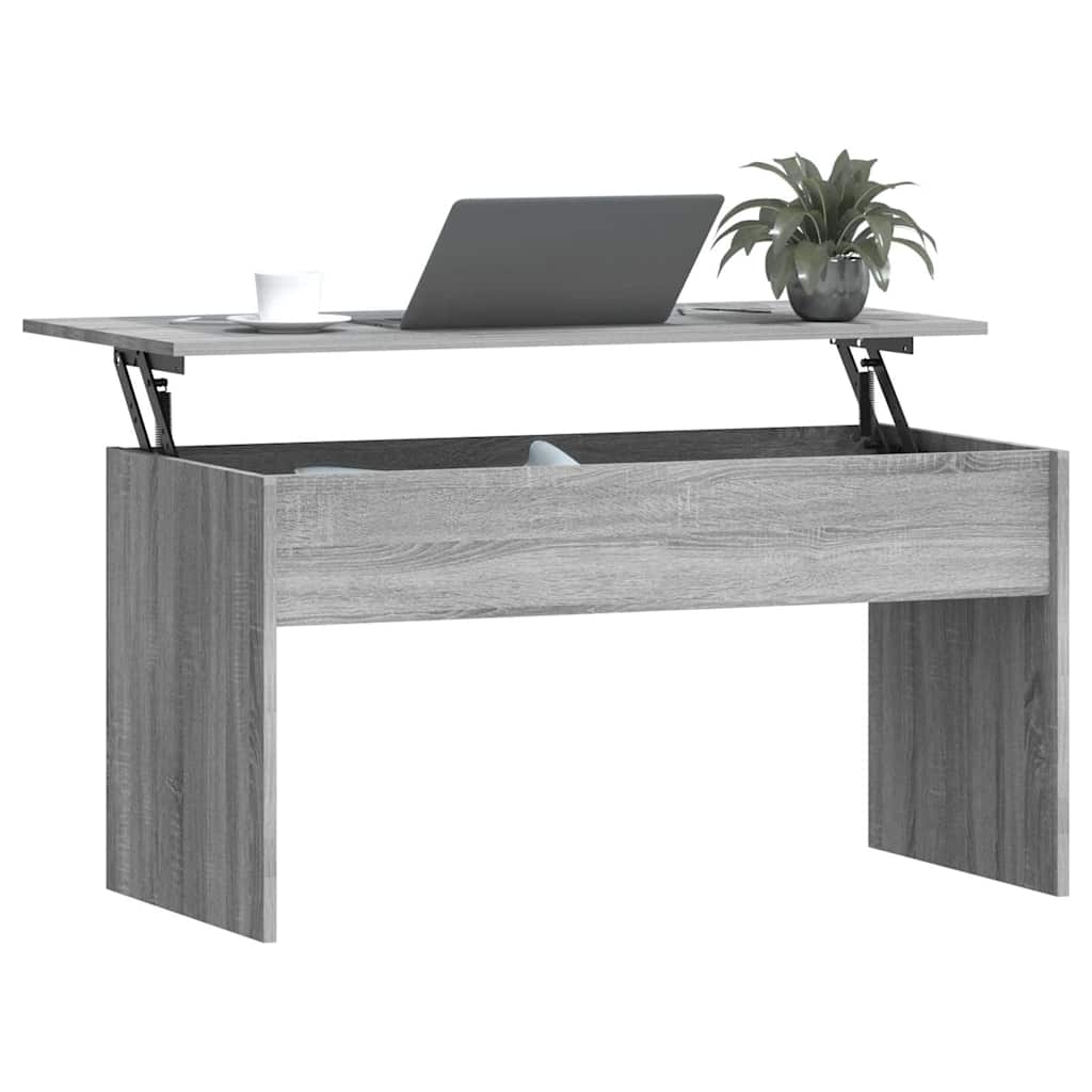 Coffee Table | Grey Sonoma | Engineered Wood | Standard | Sliding Top