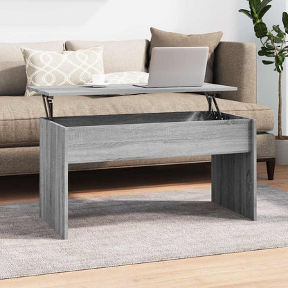 Coffee Table | Grey Sonoma | Engineered Wood | Standard | Sliding Top