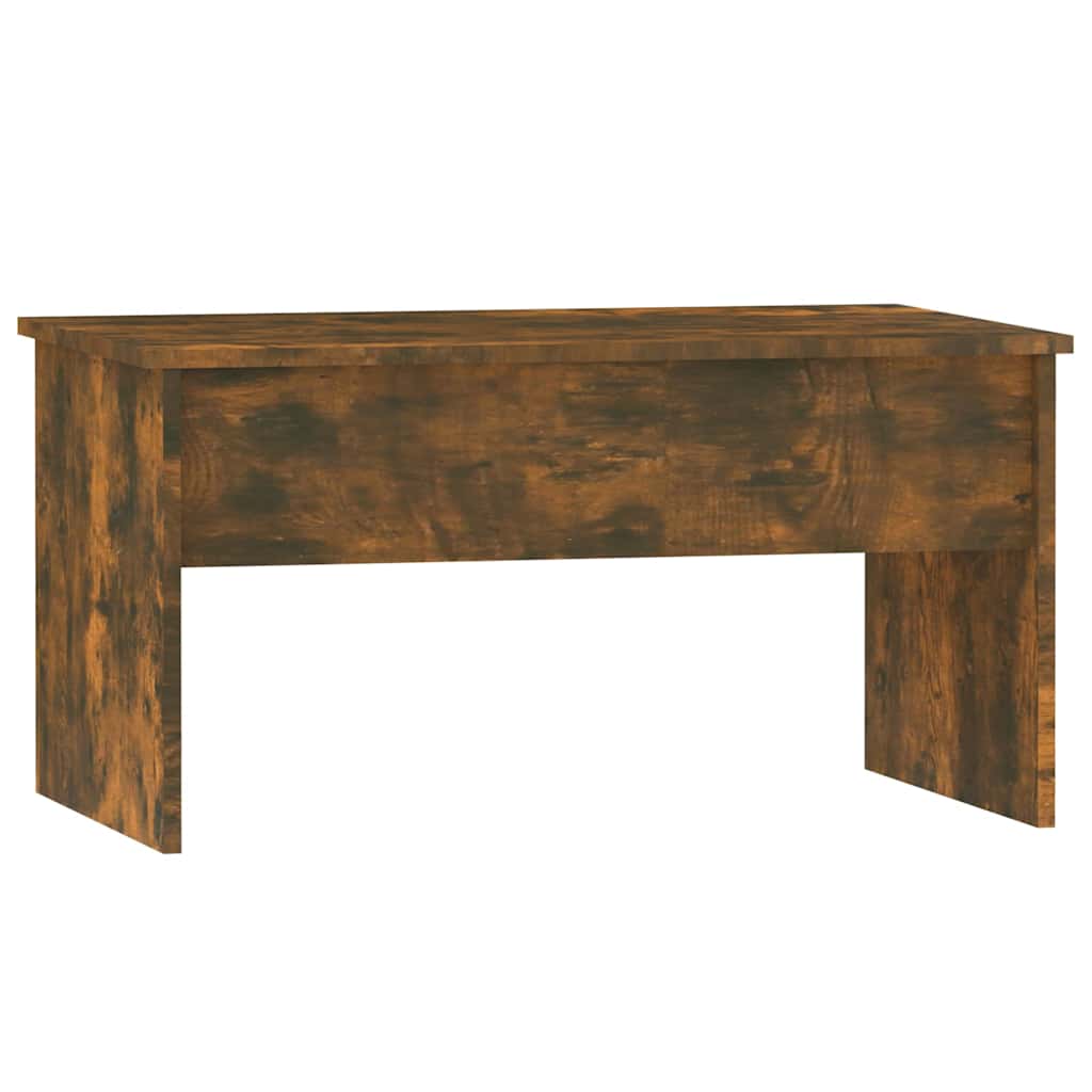 Coffee Table Smoked Oak 80x50,5x41,5 cm Engineered Wood