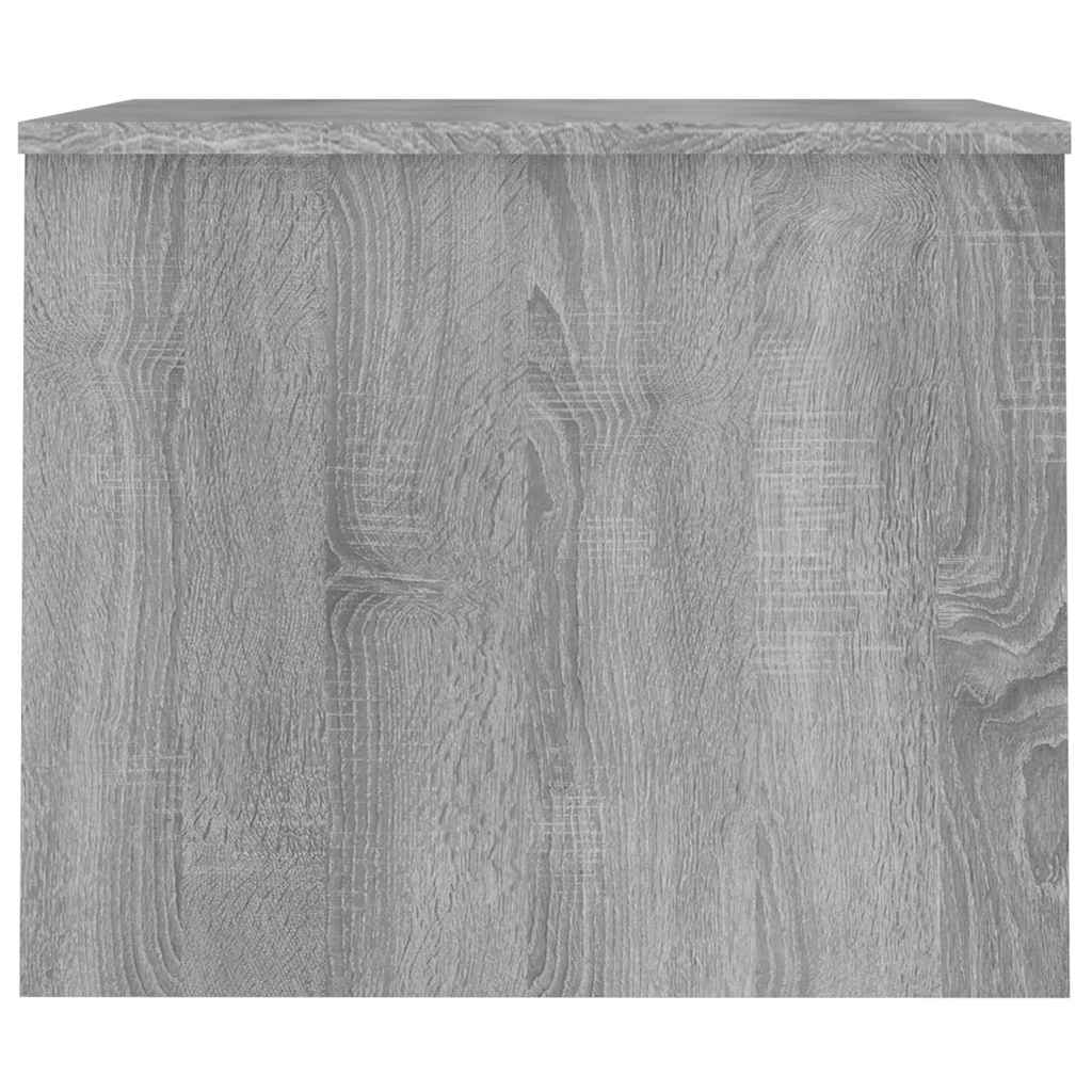 Coffee Table Grey Sonoma 80x50,5x41,5 cm Engineered Wood