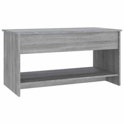 Coffee Table Grey Sonoma 102x50x52,5 cm Engineered Wood