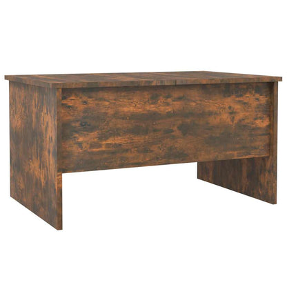 Coffee Table Smoked Oak 80x50x42,5 cm Engineered Wood