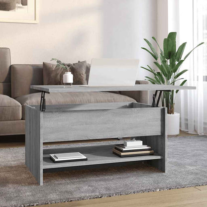 Coffee Table Grey Sonoma 80x50x40 cm Engineered Wood