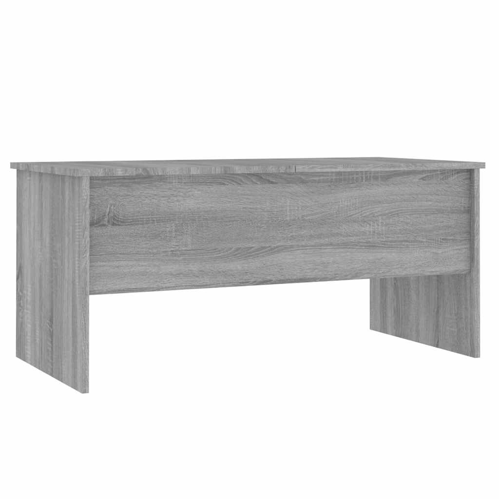 Coffee Table Grey Sonoma 102x50,5x46,5 cm Engineered Wood