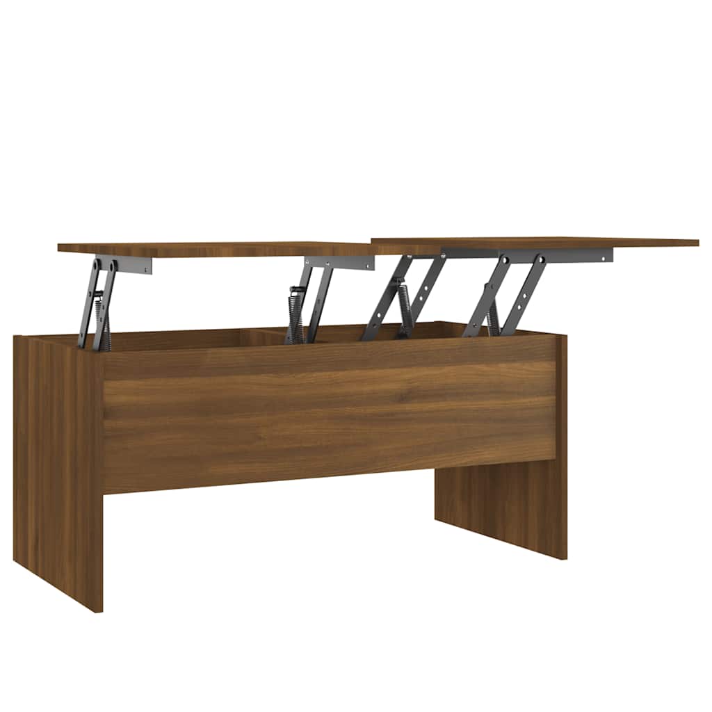 Coffee Table | Brown Oak | Engineered Wood | Medium
