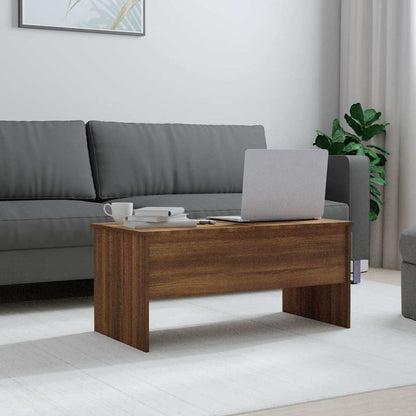 Coffee Table | Brown Oak | Engineered Wood | Medium