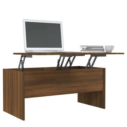 Coffee Table | Brown Oak | Engineered Wood | Medium