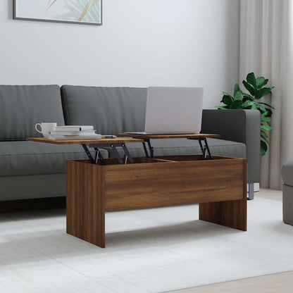 Coffee Table | Brown Oak | Engineered Wood | Medium