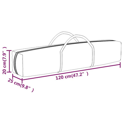 Folding Party Tent with Sidewalls Anthracite 2x2 m