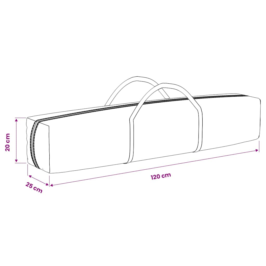 Folding Party Tent with Sidewalls Anthracite 2x2 m