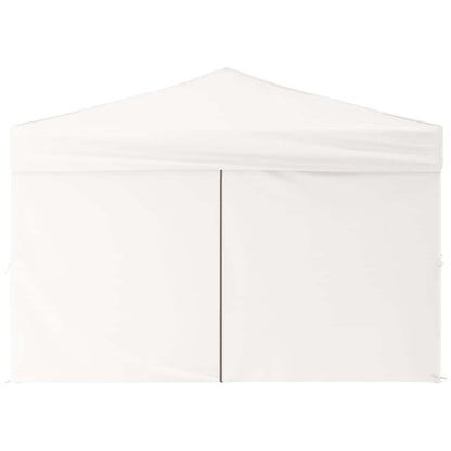 Folding Party Tent with Sidewalls White 3x3 m