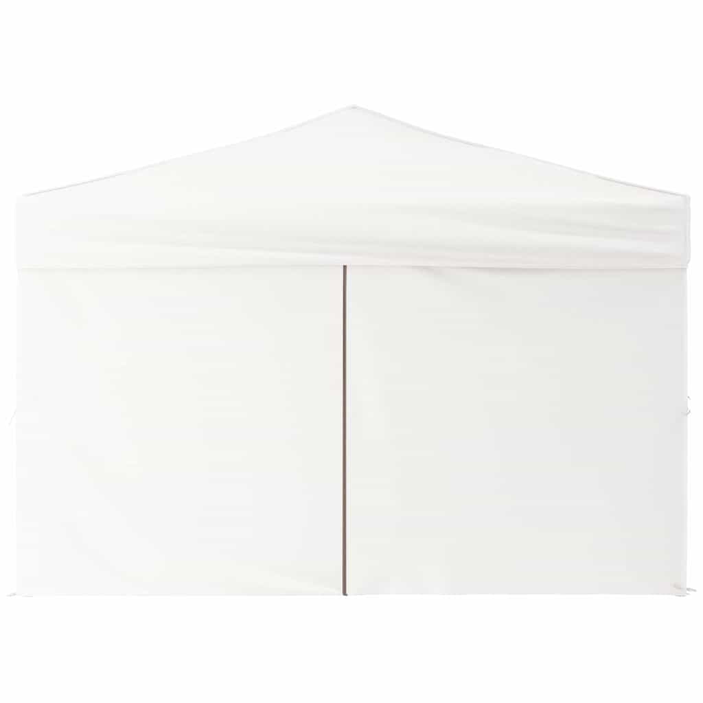 Folding Party Tent with Sidewalls White 3x3 m