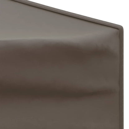 Folding Party Tent with Sidewalls Taupe 3x3 m