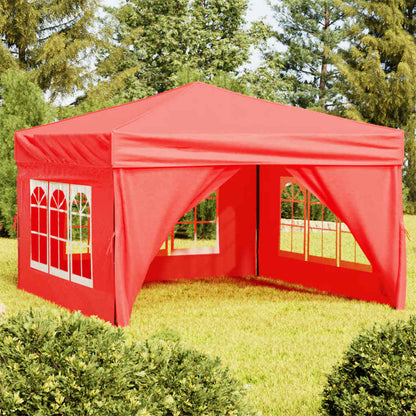 Party Tent | Red | 210D Oxford Fabric | 3x3 m | Foldable