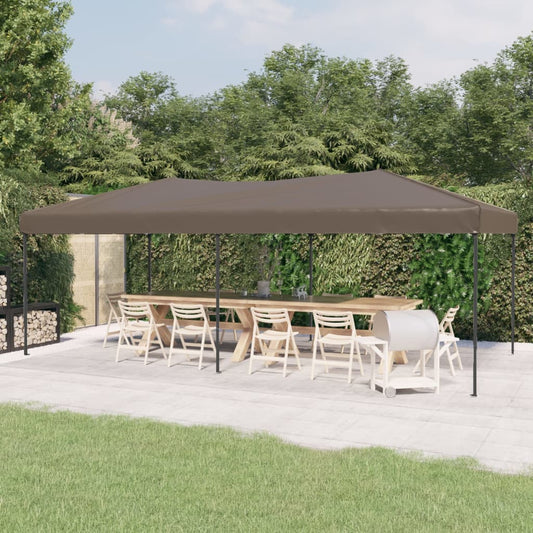 Party Tent | Taupe | 210D oxford fabric, Steel | 3x6 m | Collapsible