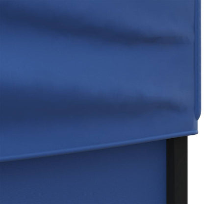 Folding Party Tent with Sidewalls Blue 3x6 m