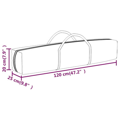 Folding Party Tent with Sidewalls Red 3x6 m