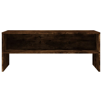 TV Cabinet Smoked Oak 100x40x40 cm Engineered Wood