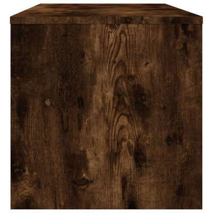 TV Cabinet Smoked Oak 100x40x40 cm Engineered Wood