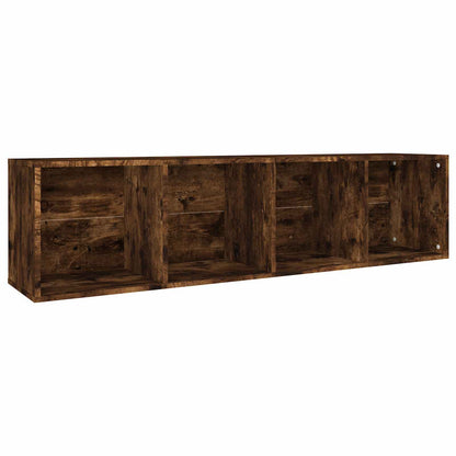 Book Cabinet/TV Cabinet Smoked Oak 36x30x143 cm Engineered Wood