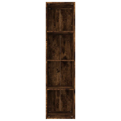 Book Cabinet/TV Cabinet Smoked Oak 36x30x143 cm Engineered Wood