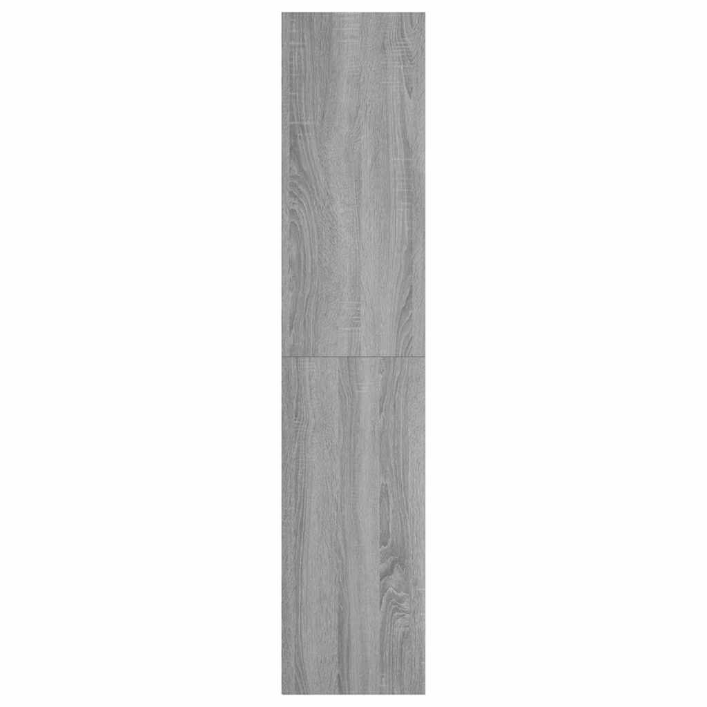 Book Cabinet/TV Cabinet Grey Sonoma 36x30x143 cm Engineered Wood