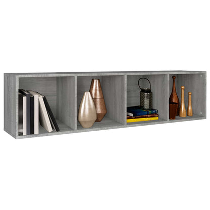 Book Cabinet/TV Cabinet Grey Sonoma 36x30x143cm Engineered Wood