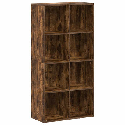 Book Cabinet/Sideboard Smoked Oak 66x30x130 cm Engineered Wood