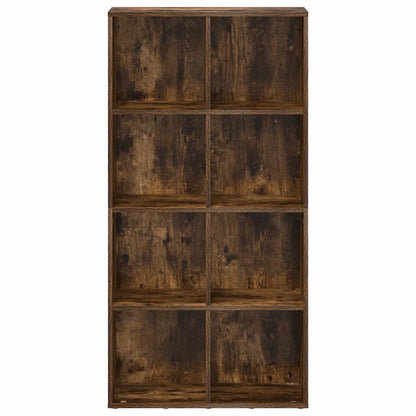 Book Cabinet/Sideboard Smoked Oak 66x30x130 cm Engineered Wood