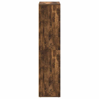 Book Cabinet/Sideboard Smoked Oak 66x30x130 cm Engineered Wood