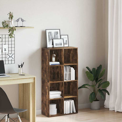 Book Cabinet/Sideboard Smoked Oak 66x30x130 cm Engineered Wood
