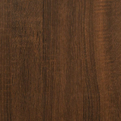 Coffee Table Brown Oak 60x60x42 cm Engineered Wood