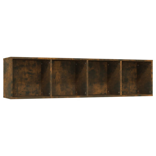 Book Cabinet/TV Cabinet Smoked Oak 143x30x36cm Engineered Wood