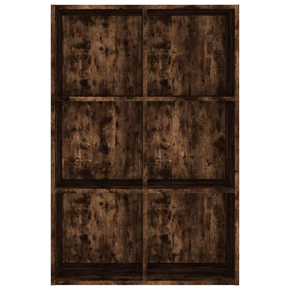 Book Cabinet/Sideboard Smoked Oak 66x30x98 cm Engineered Wood
