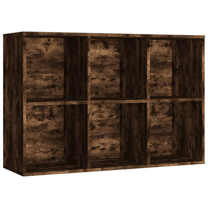 Book Cabinet/Sideboard Smoked Oak 66x30x98 cm Engineered Wood