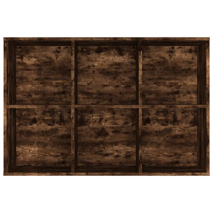 Book Cabinet/Sideboard Smoked Oak 66x30x98 cm Engineered Wood