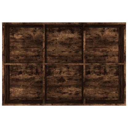 Book Cabinet/Sideboard Smoked Oak 66x30x98 cm Engineered Wood