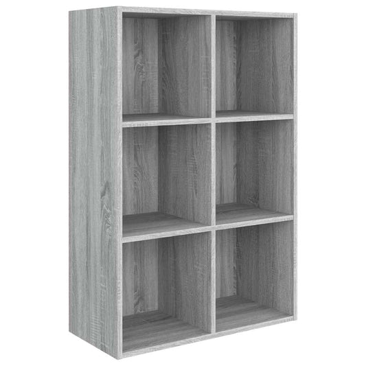 Book Cabinet/Sideboard Grey Sonoma 66x30x98 cm Engineered Wood