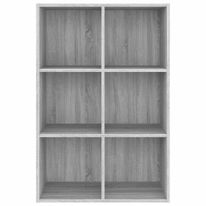 Book Cabinet/Sideboard Grey Sonoma 66x30x98 cm Engineered Wood