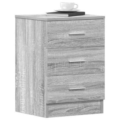 Bedside Cabinets 2 pcs Grey Sonoma 38x35x56 cm Engineered Wood