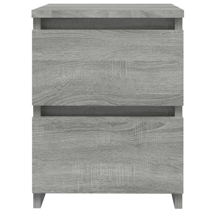 Bedside Cabinet Grey Sonoma 30x30x40 cm Engineered Wood