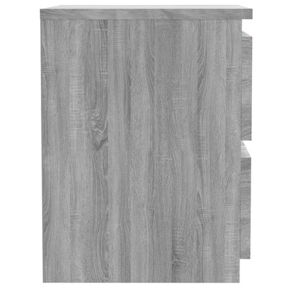 Bedside Cabinets 2 pcs Grey Sonoma 30x30x40 cm Engineered Wood