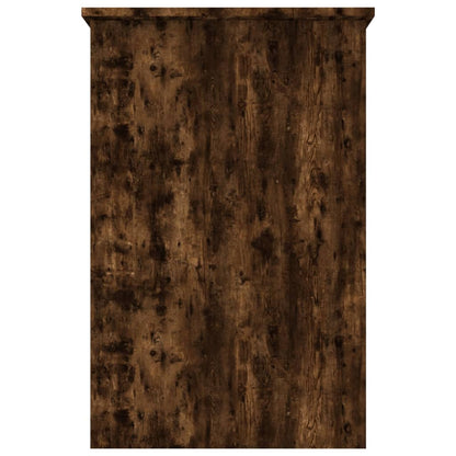 Desk Smoked Oak 100x50x76 cm Engineered Wood